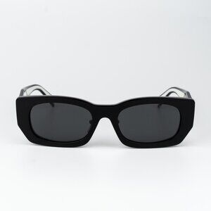 Prada Men Sunglasses Black Grey Rectangle PRB05SF 09Q08Z NEW AUTHENTIC